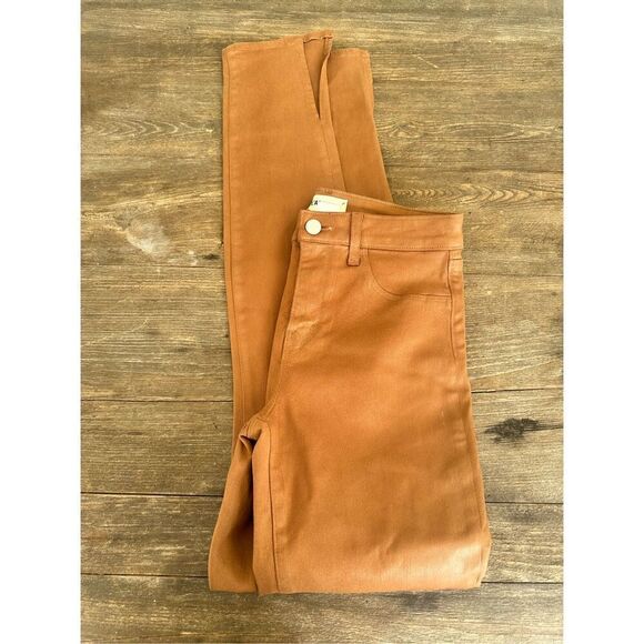 L’Agence Women’s Brown Josie High Rise Jeans, NWOT, size 25 - Picture 1 of 11